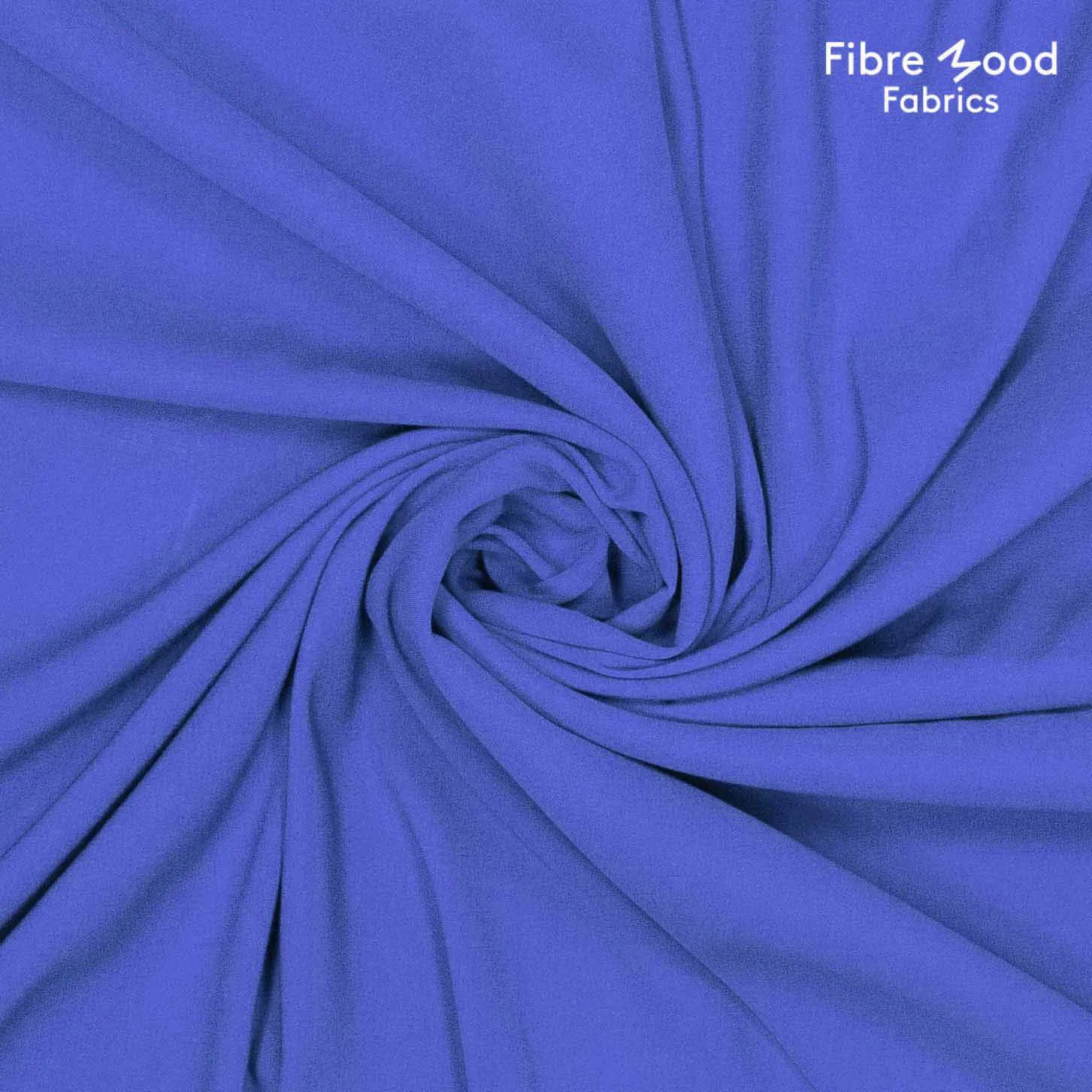 Viscose satijn blauw - Fibre Mood